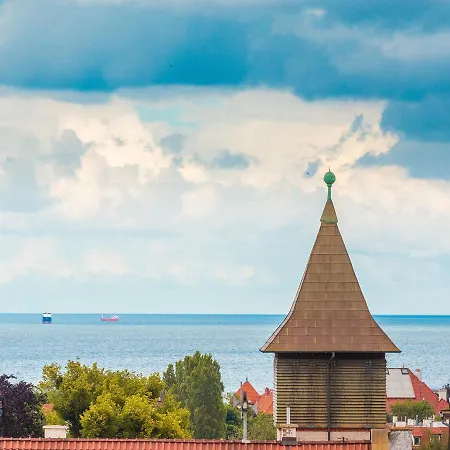 Sloneczne Z Widokiem Na Morze 아파트